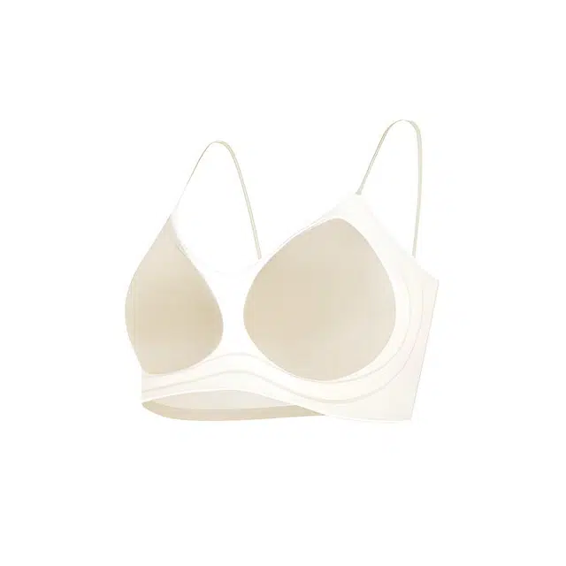 草本初色 凉感超薄小胸聚拢内衣女山茶花香氛夏款细肩带无痕文胸 女款