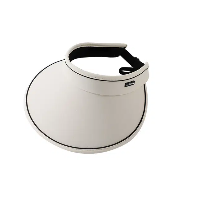 南极人 空顶帽子夏季遮阳帽大帽檐防紫外线户外骑行电动车遮脸太阳帽可折叠轻薄款 锦纶 防晒帽 女款