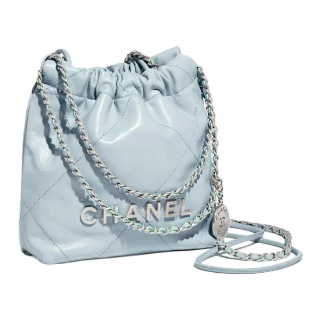 CHANEL 22Bag 23A baby blue