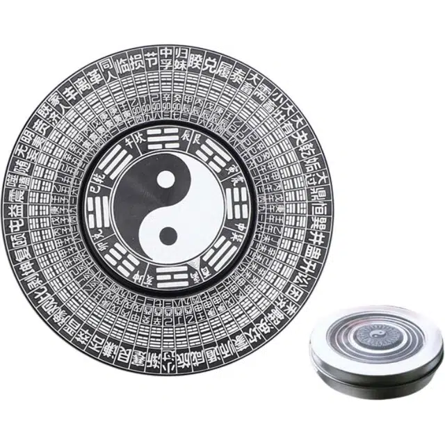 锦象鹤 无聊解压神器太极指尖陀螺 八卦风水罗盘 玩具