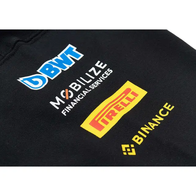 PALACE x Kappa x F1 FW23 Hoodie Black