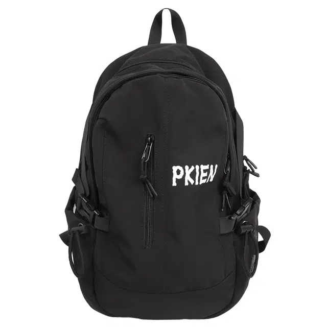 笛贝嘉 韩版潮牌简约休闲字母大容量旅行背包书包轻便 尼龙 双肩包 常规 男女同款情侣款 多色