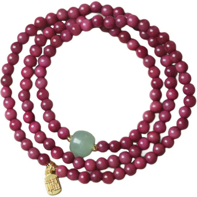 得笙陌 高抛紫玉珠子呈玉化质感新中式高级感设计款转运珠 菩提根 手串 女款
