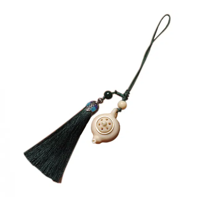 絮物 国潮新中式轻奢高级感小众随手文玩吉祥如意心想事成诸事顺遂平步青云桌面香丸盘玩#好运 象牙果 把件 男女同款情侣款