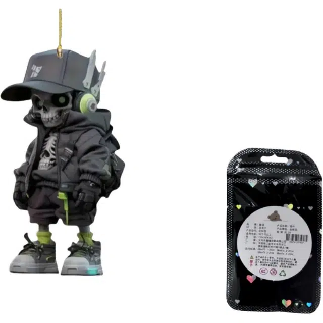 雄俊 超酷特种兵骷颅车载挂饰 玩具