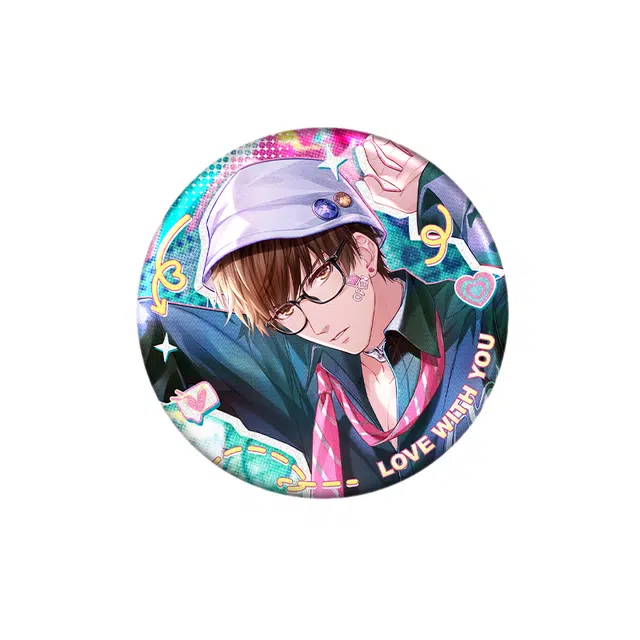 叠纸心意 恋与制作人  周棋洛 李泽言 白起 许墨 萌泡霓虹系列 徽章