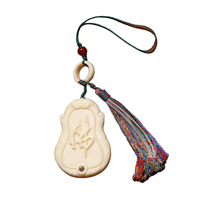 絮物 国潮新中式轻奢高级感小众文玩心想事成财源广进步步高升青云直上盘玩好运 象牙果 菩提类把件 男女同款情侣款