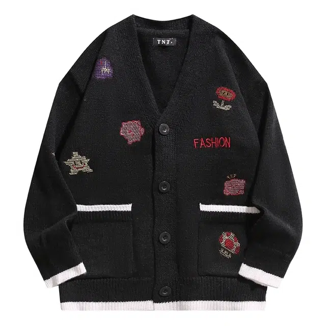 桴生 情侣慵懒风日系软糯针织开衫外套春季男女休闲设计感学院风潮 针织衫 女款