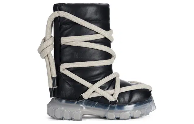 Rick Owens Luxor Black Boots