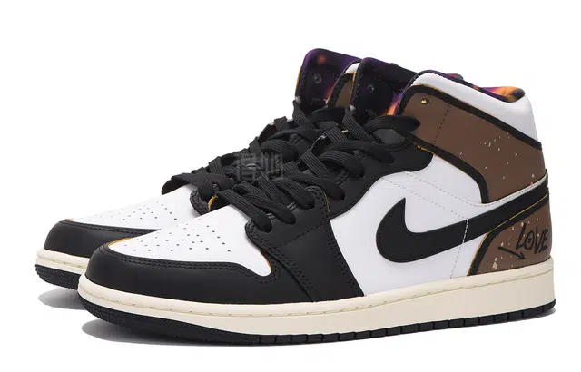 Jordan Air Jordan 1 Mid Black Brown