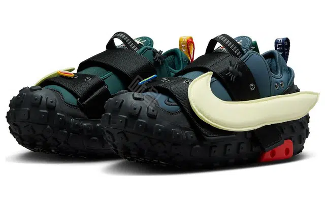 Sneakers In Nylon E Pelle 30mm