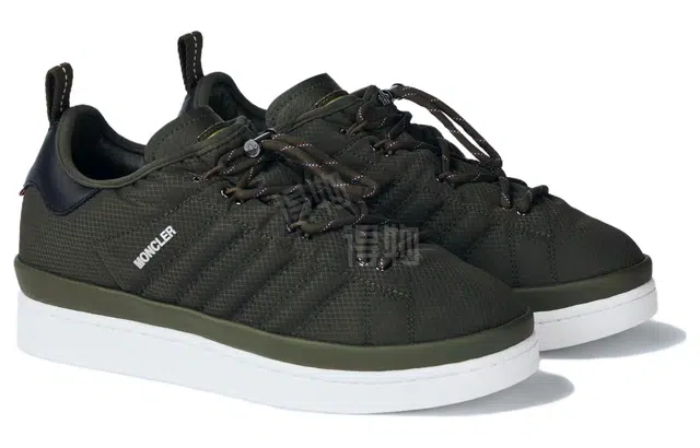 Moncler x adidas Originals Campus Olive Green