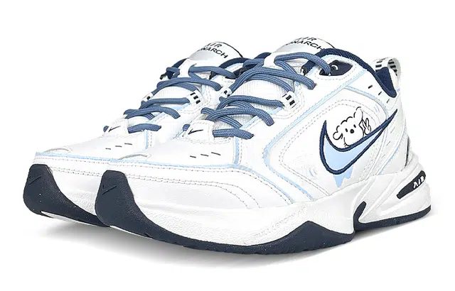 Nike Air Monarch 4 White Navy