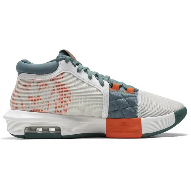 Nike Basketball Low White Green Orange