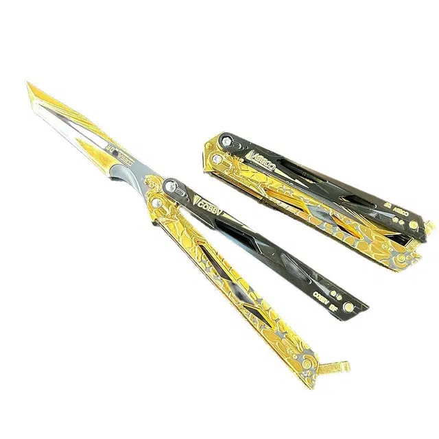 猴大使 三角洲游戏可折叠影锋蝴蝶玩具刀 成品模型