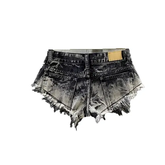SY Vintage Low Waist Denim Shorts