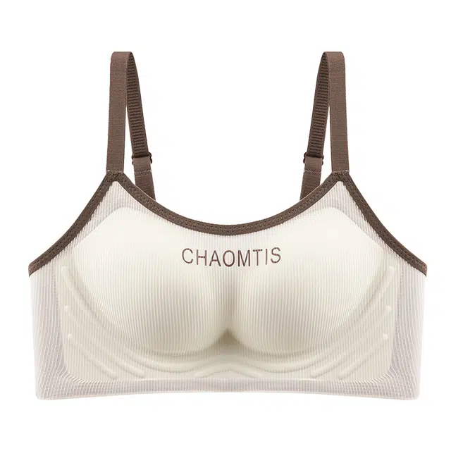 戴维诗 无痕内衣夏季女薄款聚拢小胸显大无钢圈防下垂运动美背文胸 女款