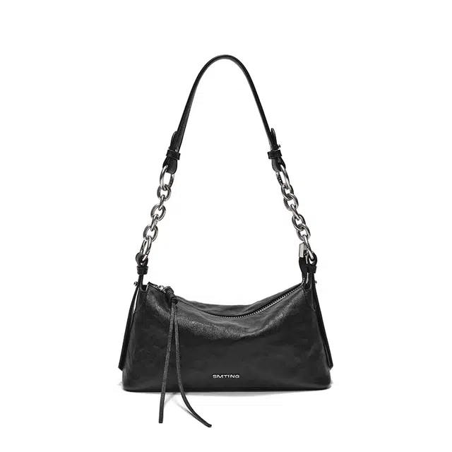 西木汀 寻梦 小众高级感时尚百搭简约日常通勤 牛皮 单肩包 女款 多色