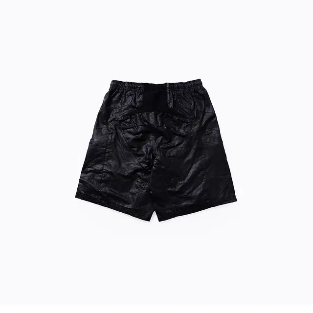 FREE WORLD ORDER Futurism Multi-Panel Glossy Shorts