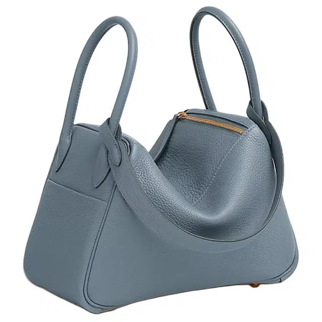 HERMES Lindy 26 Clemence J7 Bleu Lin