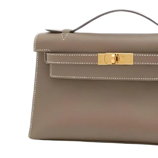 HERMES Mini Kelly Swift 18 Etoupe
