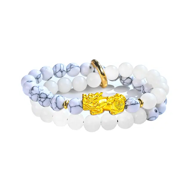仙友 新中式国风貔貅 招财纳福 菩提子/菩提籽 手串 男女同款情侣款