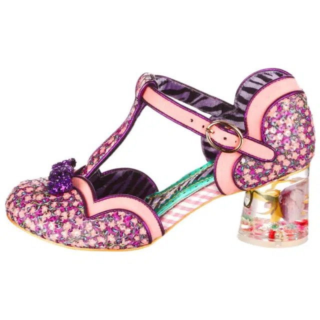 IRREGULAR CHOICE Crystal Bloom PU 5.9cm