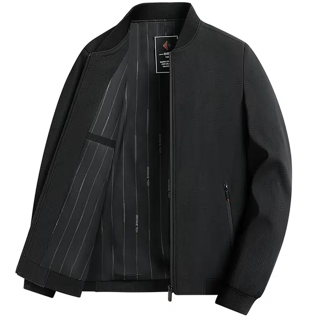 老爷车 商务极简风春秋季棒球领夹克外套 男款