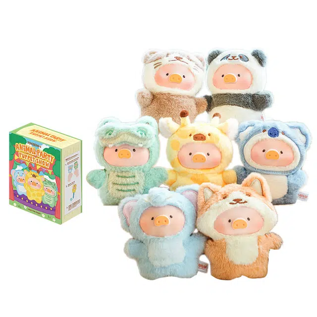 九木杂物社 机器猫 许愿招财猫 搪小偶毛绒手办 盲盒类 单个盲盒