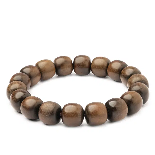 三檀小舍 国潮国风新中式 老型珠奶香檀香佛木高级文玩典雅收藏品 木作 手串 男女同款情侣款 阴沉木