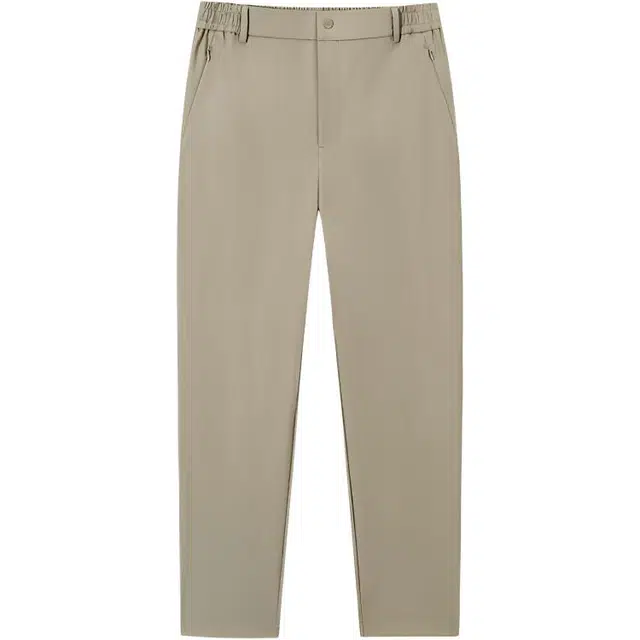 超级安踏 运动简约纯色拉链直筒舒适百搭休闲裤 女款