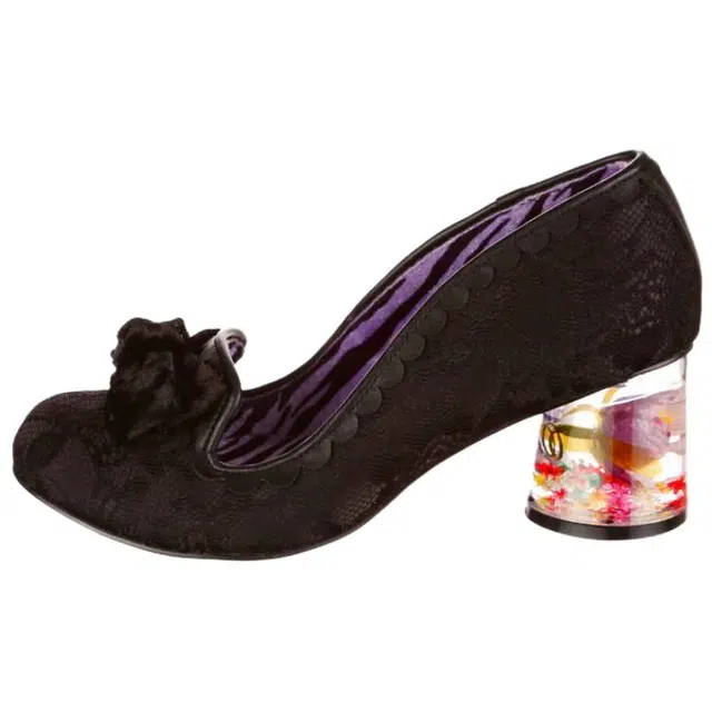 IRREGULAR CHOICE Frosted Flower PU 5.9cm