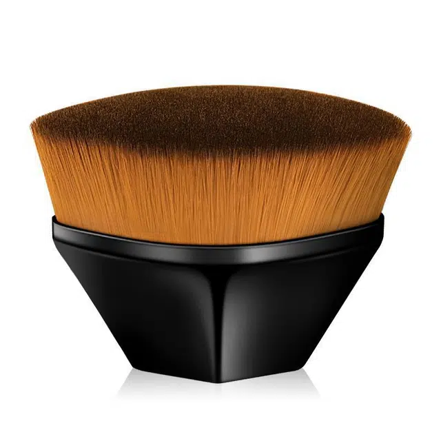 顽顽  无痕粉底刷不吃粉底液遮瑕软毛粉底刷魔术粉底刷黑色美妆工具 修容打底定妆柔软