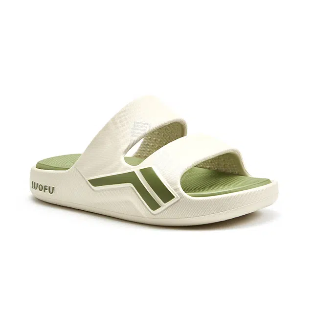 罗敷 厚底防滑 软弹舒适 轻便百搭一字拖鞋 女款