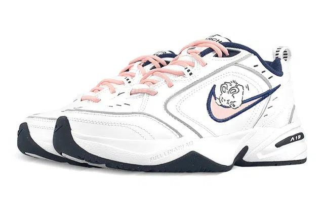 Nike Air Monarch 4 White Navy