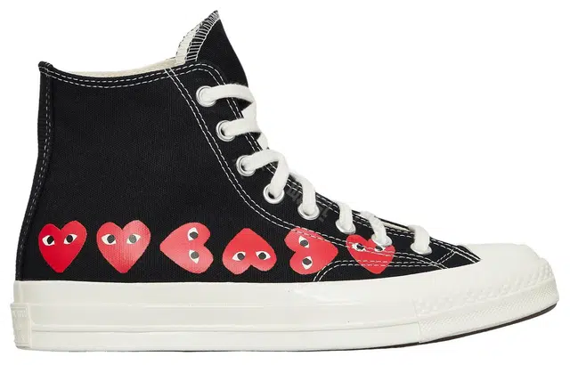 Converse x CDG Play Multi Heart Chuck 70 Hi