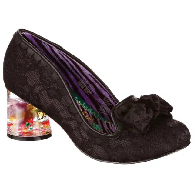 IRREGULAR CHOICE Frosted Flower PU 5.9cm