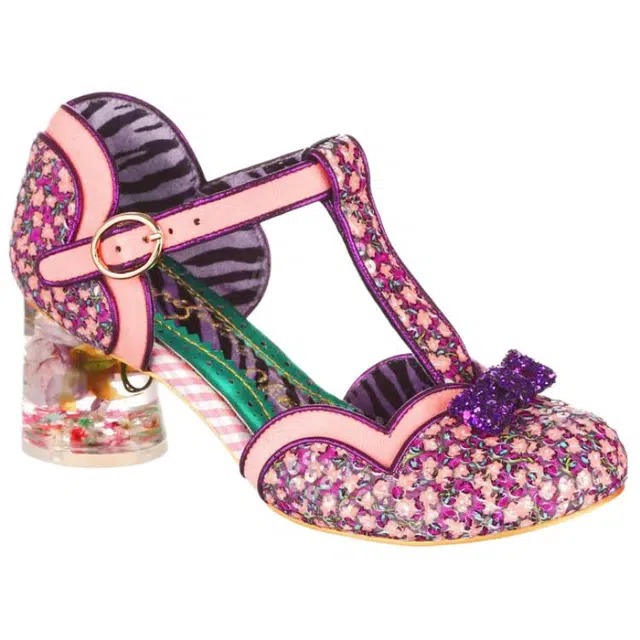 IRREGULAR CHOICE Crystal Bloom PU 5.9cm