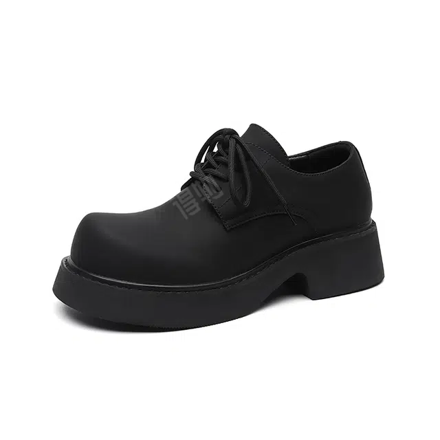 Dounkol Derby Thick Sole 5cm Black Warrior