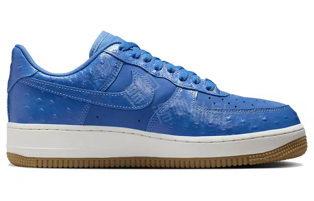 Nike Air Force 1 Blue Ostrich