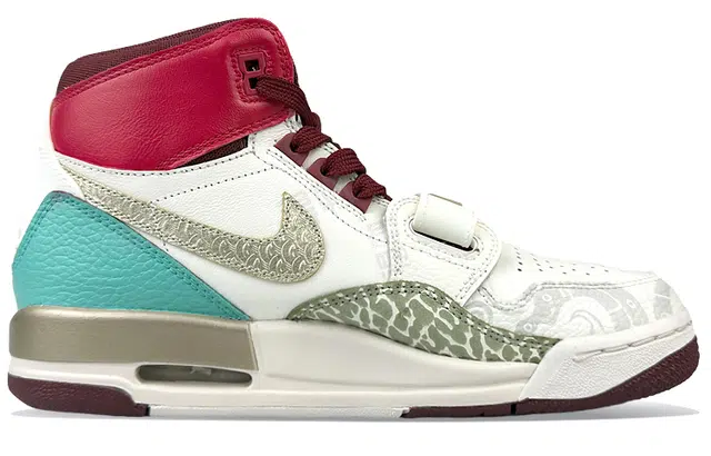 Jordan Legacy 312 GS White Red