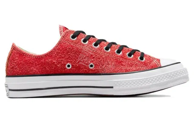 Stussy x Converse Chuck 70 Ox Poppy Red