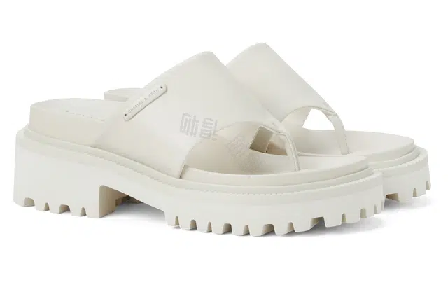 CHARLESKEITH ck PU 7cm ChalkBlackLight Pink