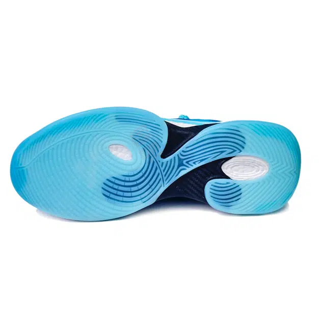 八哥 舒适百搭 防滑透气支撑 中帮 篮球鞋 男女同款 蓝色