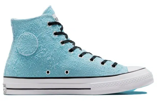 Stussy x Converse Chuck 70 Hi Sky Blue