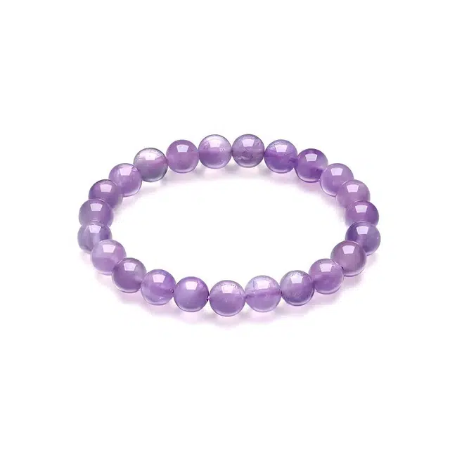 眰恦 安神 平稳情绪小众 轻奢 梦幻 清冷感#好运天然 紫水晶 手串 男女同款情侣款