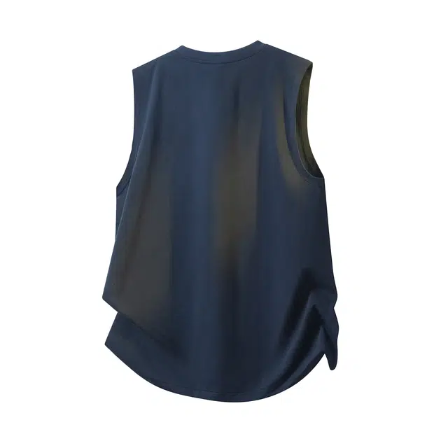 巴塞罗那足球俱乐部 简约运动凉感吸湿速干透气宽松休闲舒适美式复古潮流户外健身跑步通勤百搭无袖背心 男女同款