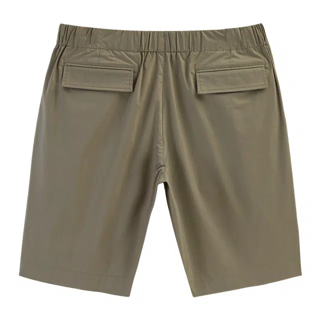 丹宁哲学 高档抗皱纯色中腰休闲短裤 男款