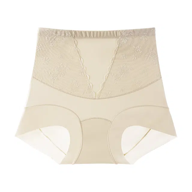 草本初色 高腰收腹内裤女无痕提臀塑身裤抑菌透气加长裆美体夏季薄款舒适安全裤 女款