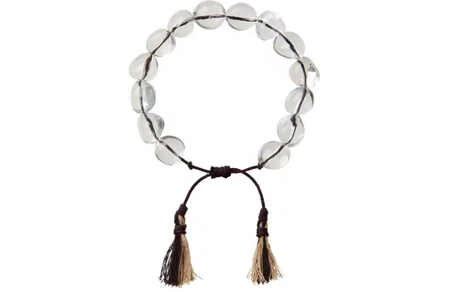 石头记 助学业 氛围感白月光 小众精致通勤百搭天然 白水晶 手串 男女同款情侣款